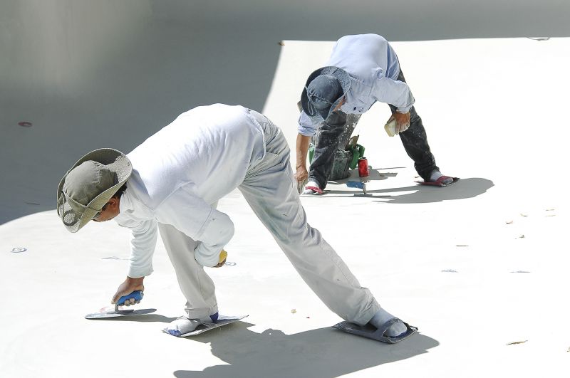 Resurfacing Equipment in Use